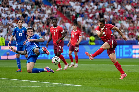 Remo Freuler scores team's first goal against Italy